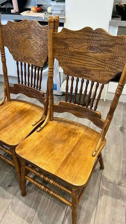 Photo of free 4Xsolid wood chairs (S6) #2