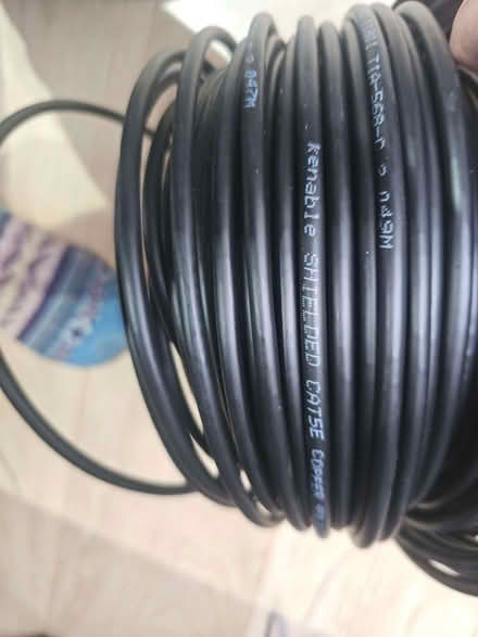 Photo of free reel of kenable shielded cat5e copper outdoor Ethernet cable (Arddleen SY22) #3