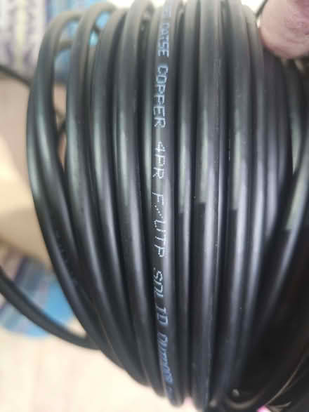 Photo of free reel of kenable shielded cat5e copper outdoor Ethernet cable (Arddleen SY22) #2