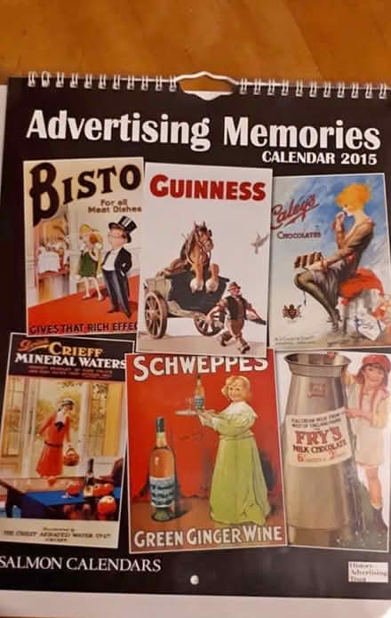Photo of Old Calendars with vintage advertising for craft projects (Mile Cross NR3) #1