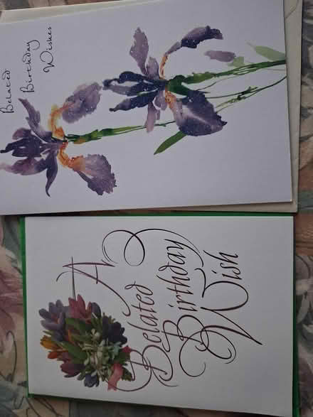 Photo of free 2 belated birthday wishes cards (Styvechale, Coventry) #1