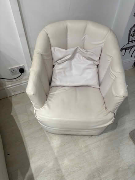 Photo of free Leather and faux leather chair (Stratford-upon-Avon CV37) #1