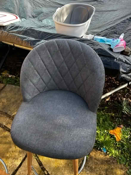 Photo of free 3 x Dunelm Grey Bar Stools (Epsom) #2