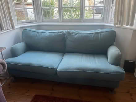 Photo of free Blue 3 seater sofa (Whitton TW2) #1