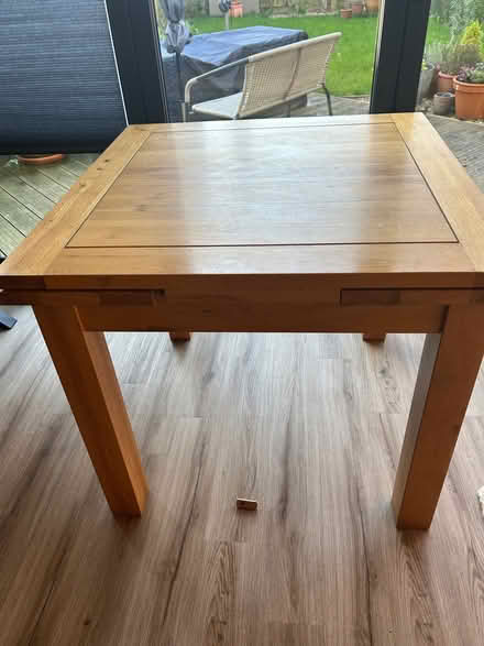 Photo of free Solid oak extendable dining table (Shoreham-by-Sea BN43) #1