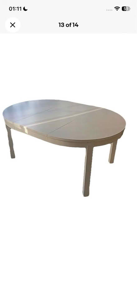 Photo of free IKEA extendable 4-6 dining table (New Malden KT3) #2