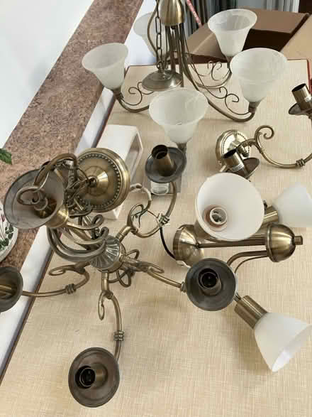 Photo of free Box of light fittings (Wirksworth DE4) #1