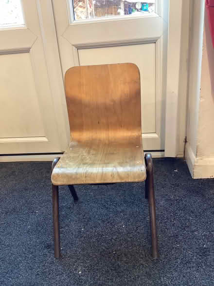 Photo of free vintage wooden childrens chairs x 3 (Surbiton KT6) #2