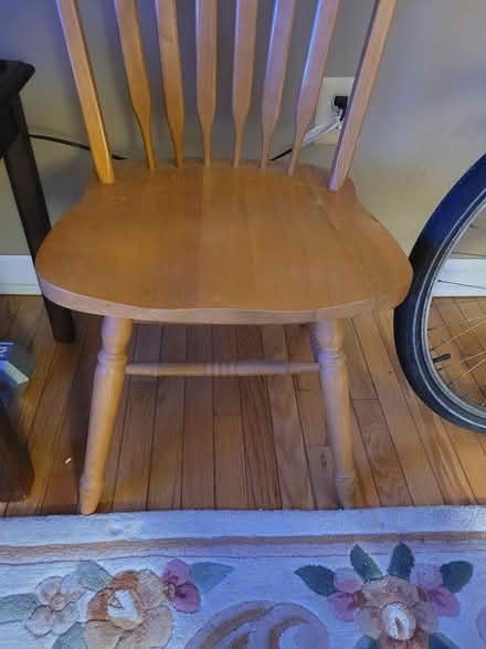 Photo of free Round Wood Table with 4 chairs (Glover Park) #4