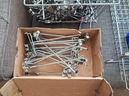 Photo of free Display hooks and baskets for grid mesh wall panels (Woodlands TW7) #4
