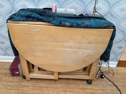 Photo of free Folding table with four chairs (Walton Vale Liverpool) #1