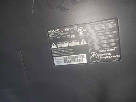 Photo of free 60" Sharp Aquos Quattron (Glover Park) #3