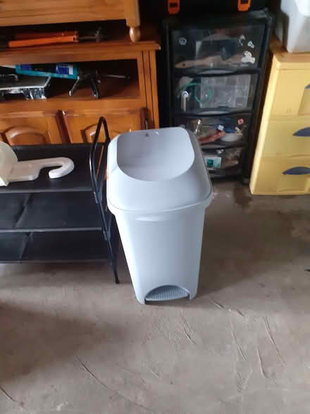 Photo of free Grey pedal bin (Arddleen SY22) #1