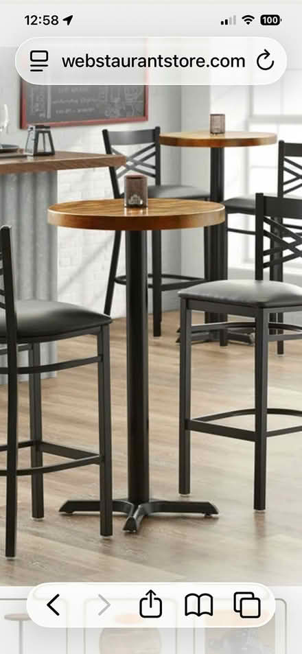 Photo of Small bistro table (Highlands) #1