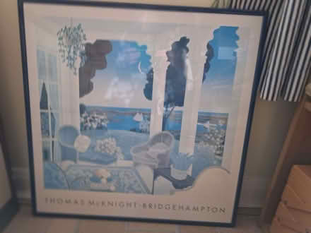 Photo of free Big blue picture frame (Walton-on-Thames KT12) #1