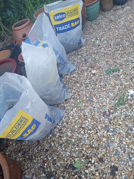 Photo of free crazy paving slabs and bags of rubble (Rowlands Castle PO9) #3