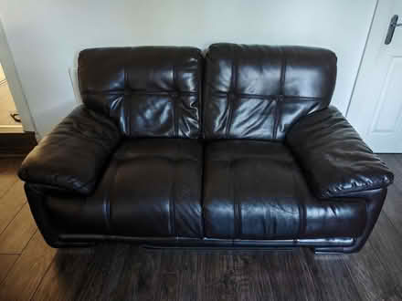 Photo of free Leather Aire Sofa Set (2 Seater + 2 Seater) (Lozells B19) #2