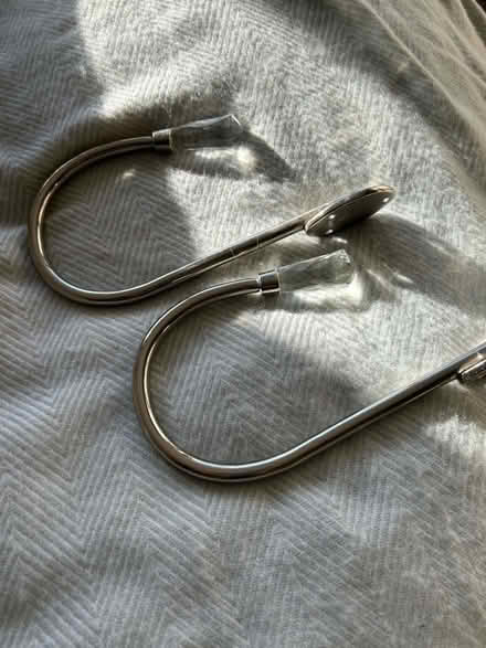 Photo of free Pair of grey lined curtains and tie backs (Moorside M28) #4