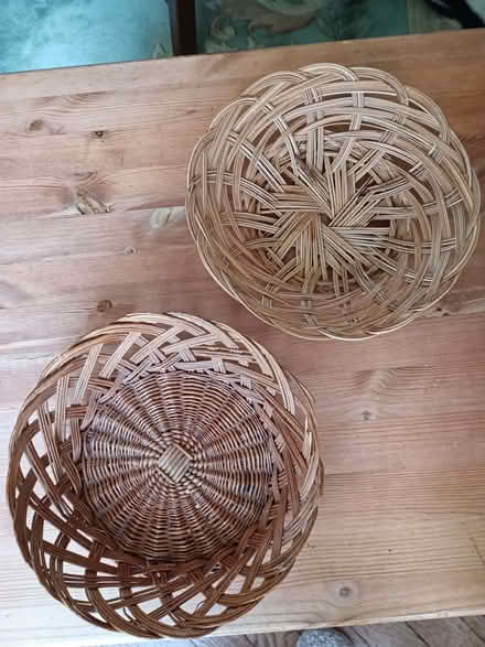 Photo of free 2 wicker bread baskets (Chalvington BN27) #1