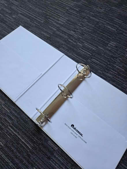 Photo of free White lever arch folders (BB1 5SJ) #2