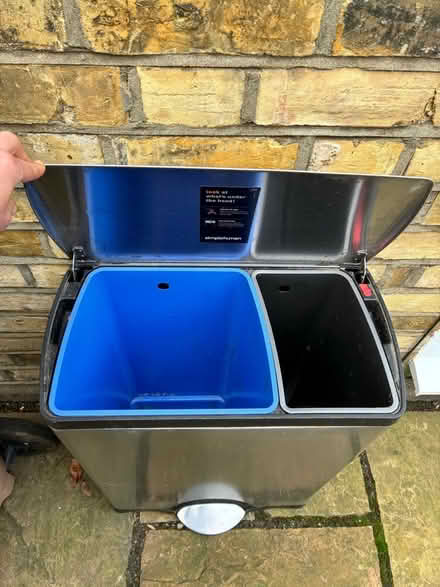 Photo of free Simple human dual bin (Fortis Green N2) #2
