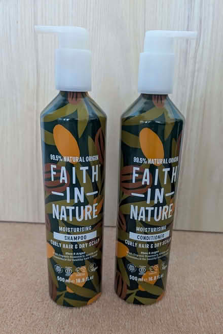 Photo of free Faith in Nature 500ml Shampoo + Conditioner (Lee SE12) #1