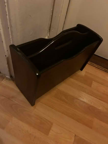 Photo of free Vintage wood magazine rack (Thornton Heath CR7) #1