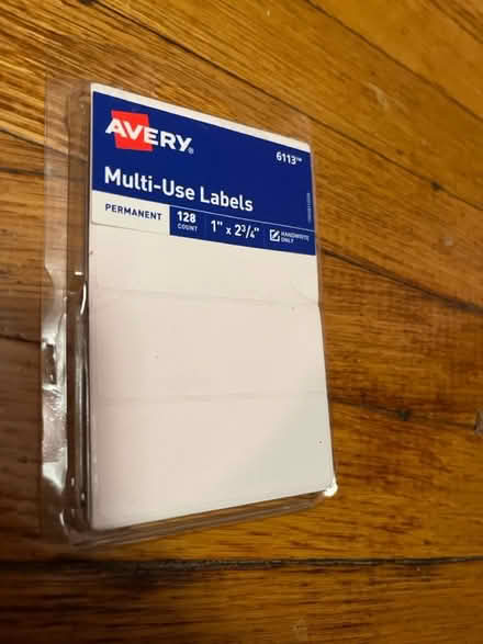 Photo of free Multi use labels (Winter Hill) #1