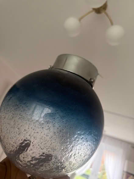 Photo of free Dark blue lamp shades glass (Tyburn B24) #2