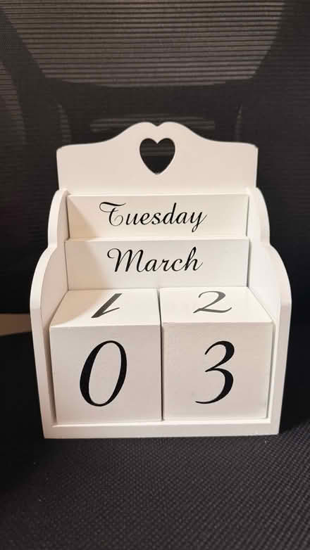 Photo of free Wooden Table Calendar (Eagle street, Leam, CV31) #1
