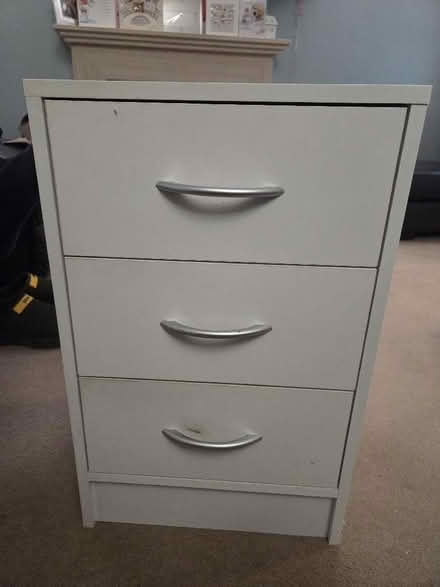 Photo of free 3 drawer Bedside cabibet (Little Heath RG31) #1