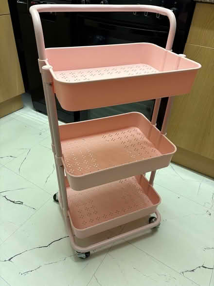 Photo of free Pink three tier trolley (Belper DE56) #1