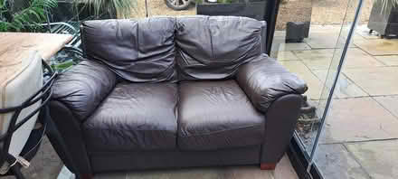 Photo of free 2 seater leather (oldham) #1