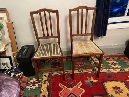 Photo of free Two wooden chairs (Presteigne LD8) #1