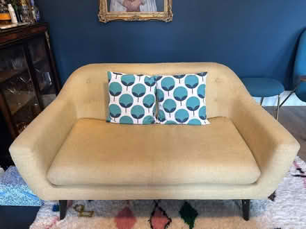 Photo of free Yellow Two Seater Sofa (N4) #2
