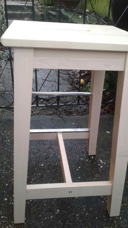 Photo of free Ikea wooden stool (OX25 Upper Heyford) #3