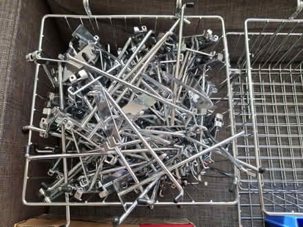 Photo of free Display hooks and baskets for grid mesh wall panels (Woodlands TW7) #2
