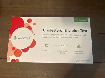 Photo of free New cholesterol & lipid test kit (Potomac MD) #1