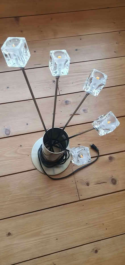 Photo of free Two 'ice-cube' table lamps (Heaton Norris SK4) #4