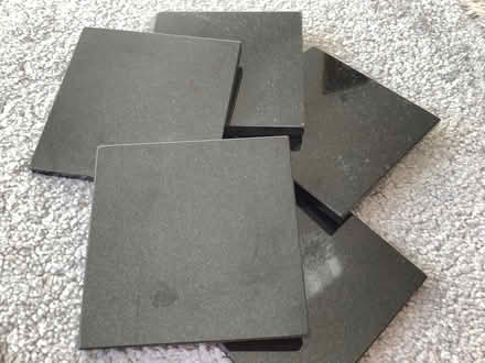 Photo of free Used 5 black glass coasters (Childwall L16) #1