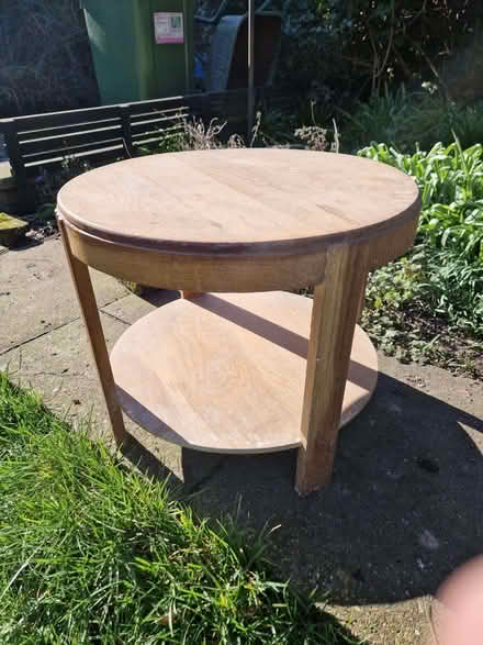 Photo of free Circular wooden table (Old Town HP2) #3