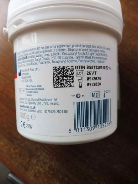 Photo of free 1 to 3 Tubs of Heel Balm (Eaton Ford PE19) #3