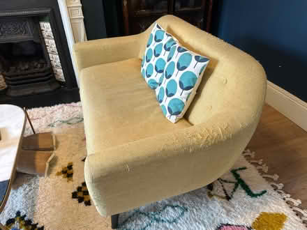 Photo of free Yellow Two Seater Sofa (N4) #3