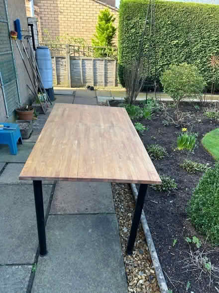 Photo of free IKEA pine table (Upton CH2) #1