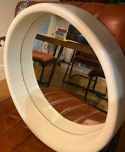 Photo of free Round wooden mirror (Dunlaoghaire) #3