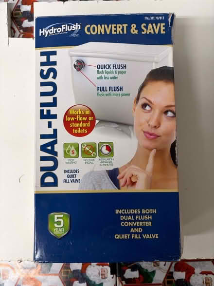 Photo of free HydroFlush dual-flush toilet kit (Belmont, MA) #1