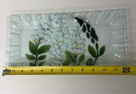 Photo of free Small Glass Dish-Wisteria Design (Belmont, MA) #2