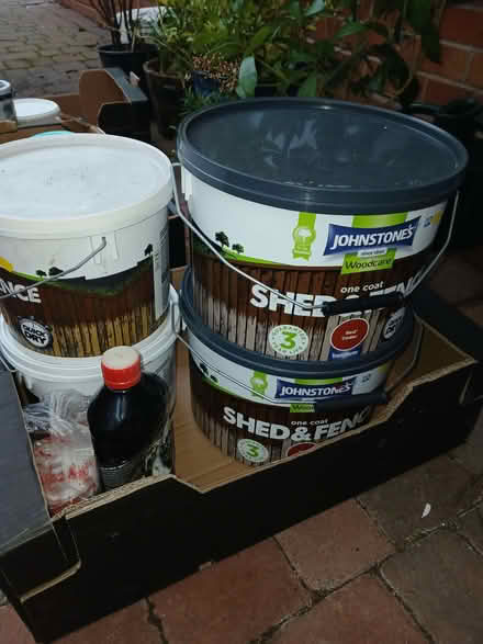 Photo of free fence paint (Sherrard's Green WR13) #1