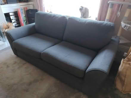 Photo of free Grey 2/3 seater settee (Southport PR8) #1