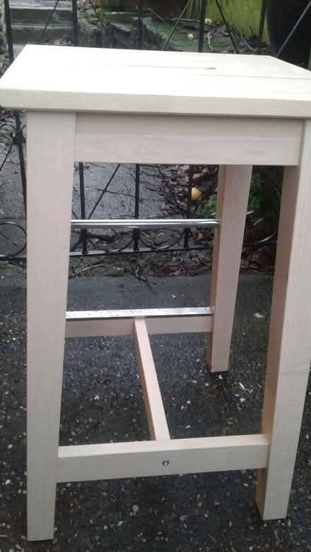 Photo of free Ikea wooden stool (OX25 Upper Heyford) #1